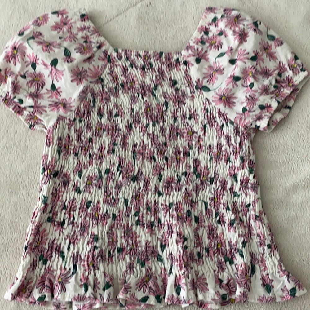 2/$20!Zara smocked top